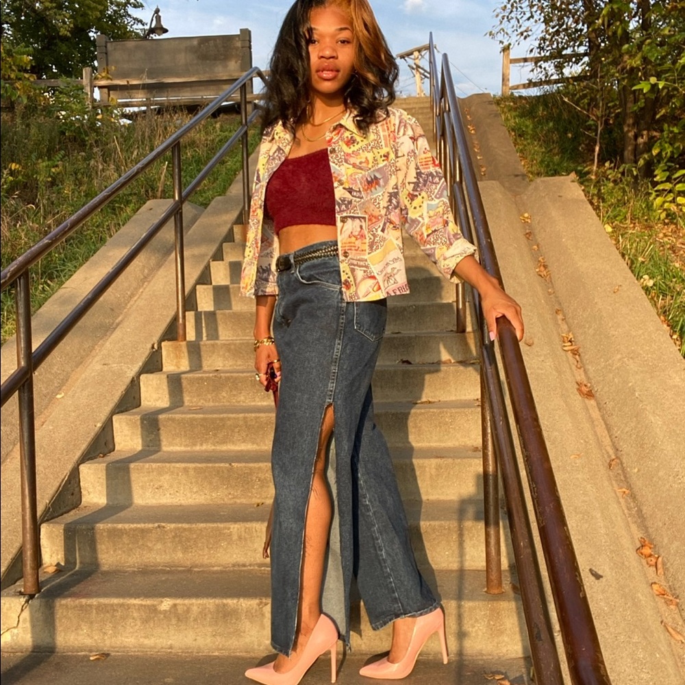 Multi colored jacket